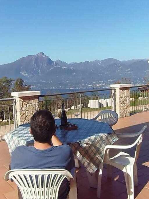 Villa La Terrazza Baldo Garda San Zeno di Montagna Esterno foto